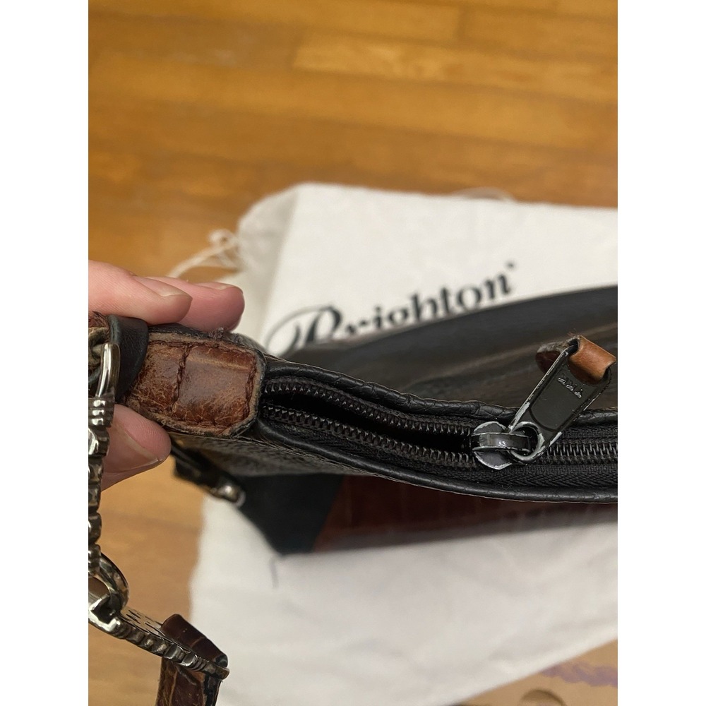 Brighton Vintage Leather‎ Shoulder Bag Dolores Please See Pics With Box/dust Bag - Picture 8 of 16